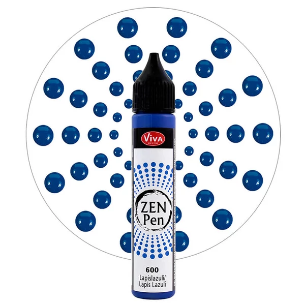 Zen Pen dotting ink pen, 28 ml - lapis lazuli