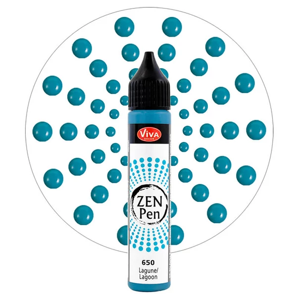 Zen Pen dotting paint pen, 28 ml - lagoon