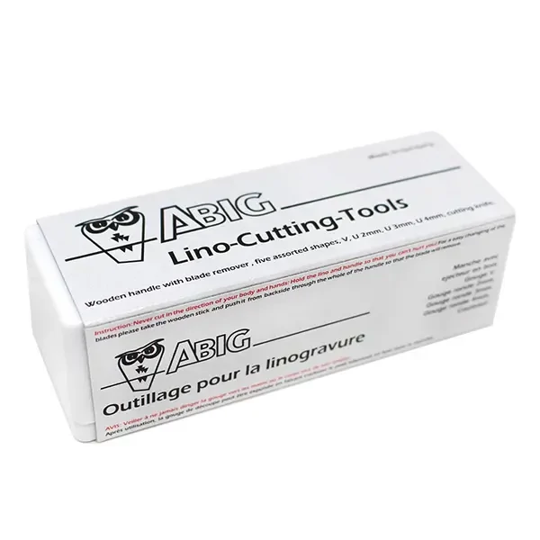 ABIG set noževa za linorez u plastičnoj kutiji, 7 kom