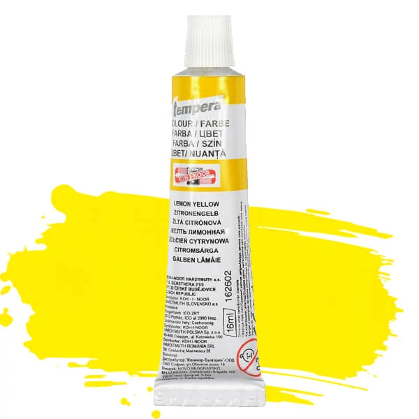 KOH-I-NOOR tempera, 16 ml - limun žuta