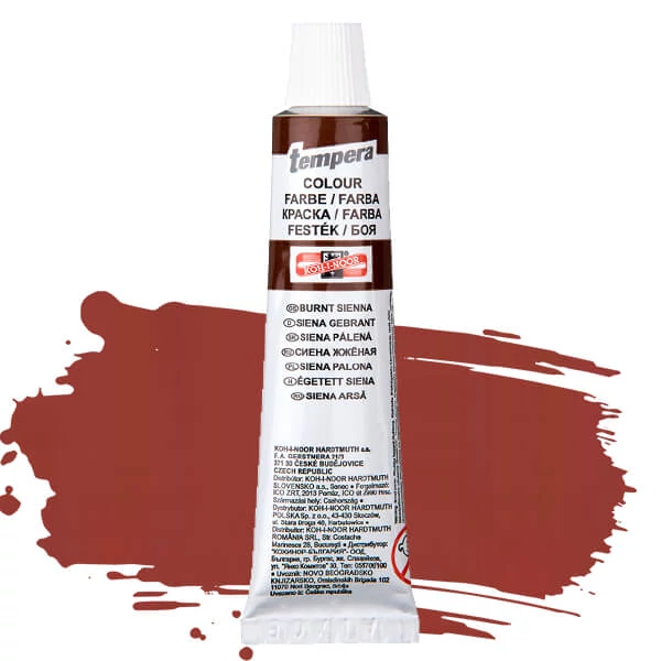 KOH-I-NOOR tempera, 16 ml - spaljena sijena