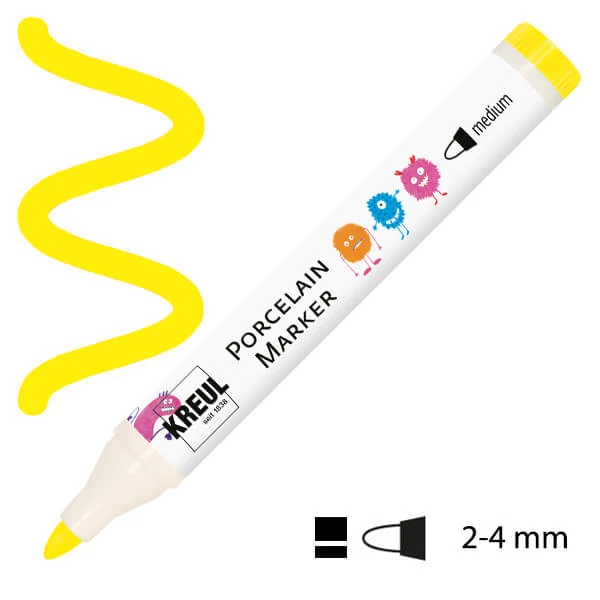 Porcelánfilc, Porcelain Marker - 01 sárga
