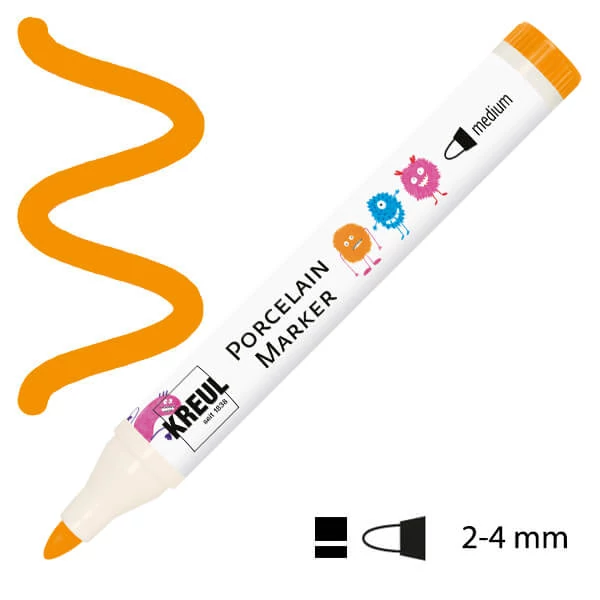 Porcelánfilc, Porcelain Marker - 03 narancs