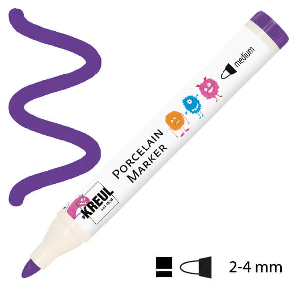 Porcelánfilc, Porcelain Marker - 12 viola