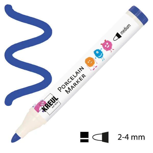 Porcelánfilc, Porcelain Marker - 13 sötétkék