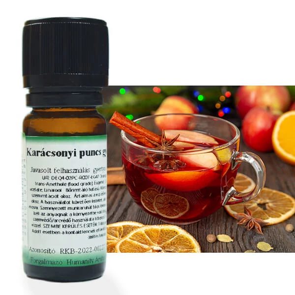 Eterično ulje za svijeće, 10 ml - Božićni miris za punč svijeće