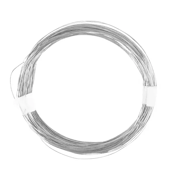 Žica za nakit, 0,4 mm, 20 m - srebrne boje, s bakrenom jezgrom