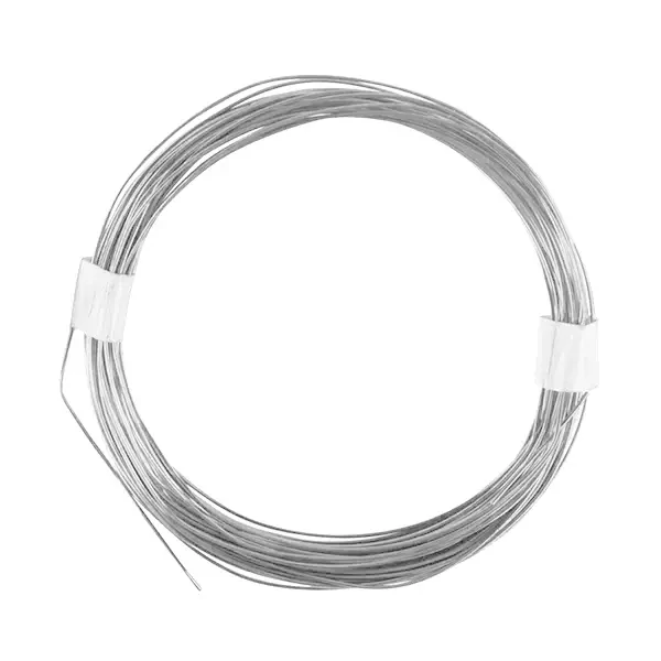 Žica za nakit, 0,6 mm, 10 m - srebrne boje, s bakrenom jezgrom