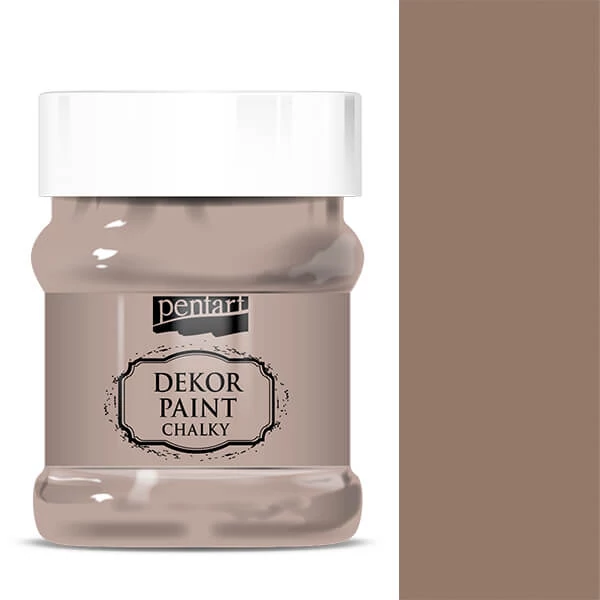 Pentart Dekor Paint Kredasta boja, 230 ml - vintage smeđa