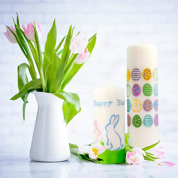 Olovka za bojanje svijeća, 28 ml - bijela
