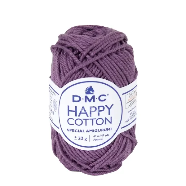 Amigurumi pamučna pređa DMC Happy Cotton, 20 g - 756, ljubičasta