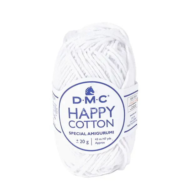 Amigurumi pamučna pređa DMC Happy Cotton, 20 g - 762, bijela