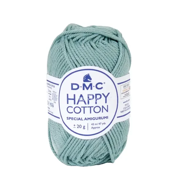 Amigurumi pamučna pređa DMC Happy Cotton, 20 g - 767, plava seoska