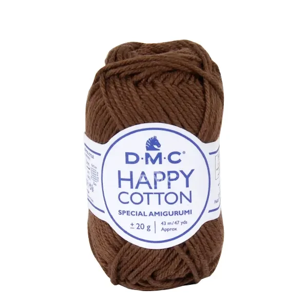 Amigurumi pamučna pređa DMC Happy Cotton, 20 g - 777, smeđa