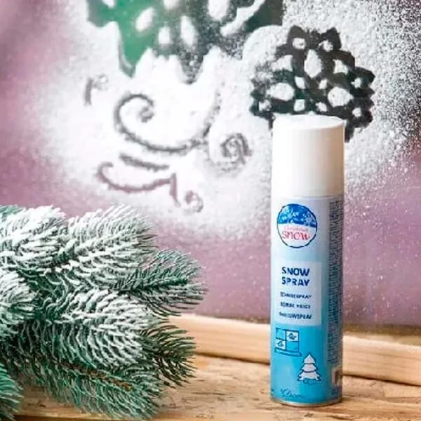 Umjetni snijeg u spreju, 150 ml - bijeli, Božićni snijeg