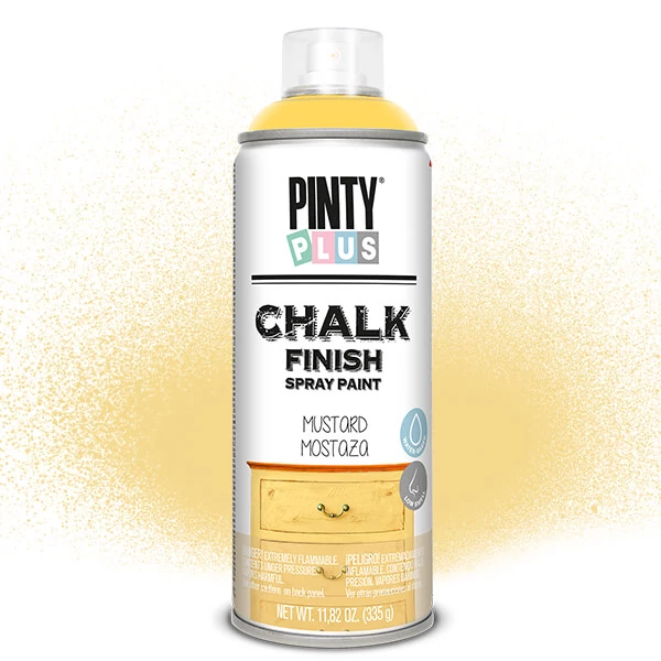 Kredna boja u spreju, Chalk Paint, Pinty Plus - senf žuta
