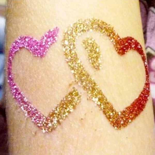 Tattoo šablona, samoljepljiva šablona - Srce 05