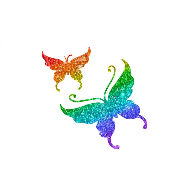 Tattoo šablona, samoljepljiva šablona - Leptir 07