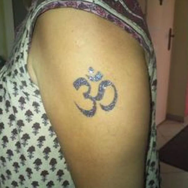 Tattoo šablona, samoljepljiva šablona - OM (aum) 01