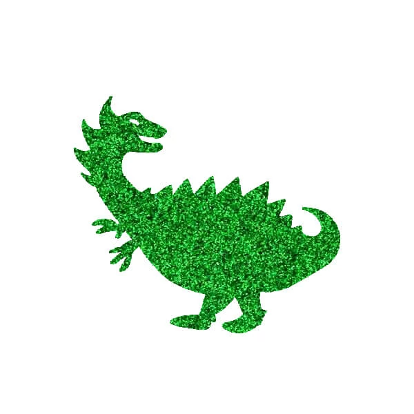 Tattoo šablona, samoljepljiva šablona - Dino 01