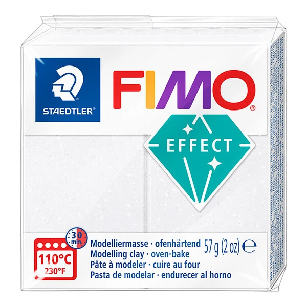 FIMO Effect pečena glina, 57 g - galaksija bijela (8010-002)