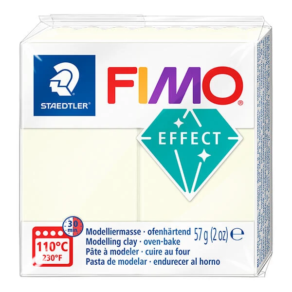 FIMO Effect pečena glina, 57 g - svijetli u mraku (8010-041)