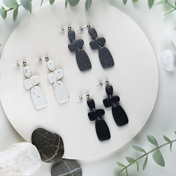 FIMO Effect pečena glina, 57 g - crni granit s efektom kamena (8010-903)