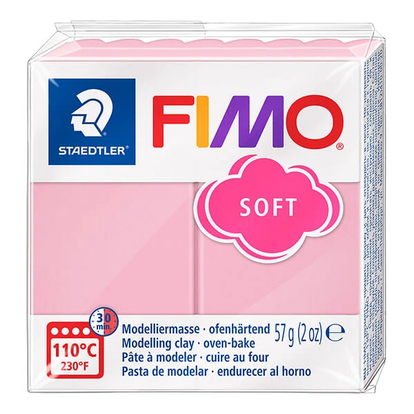 FIMO Soft pečena glina, 57 g - krema od jagoda (8020-T21) 2024