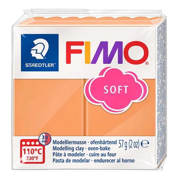 FIMO Soft pečena glina, 57 g - sorbet od papaje (8020-T41) 2024