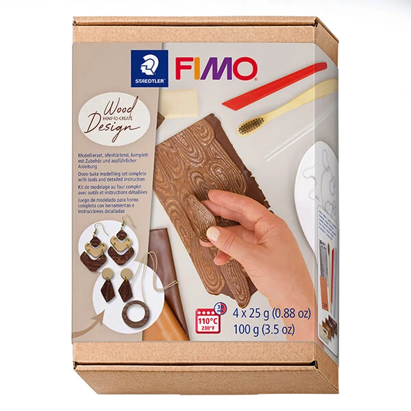 Fimo Soft set pečena glina, 4x25 g - Fa dizajn, drvo dizajn