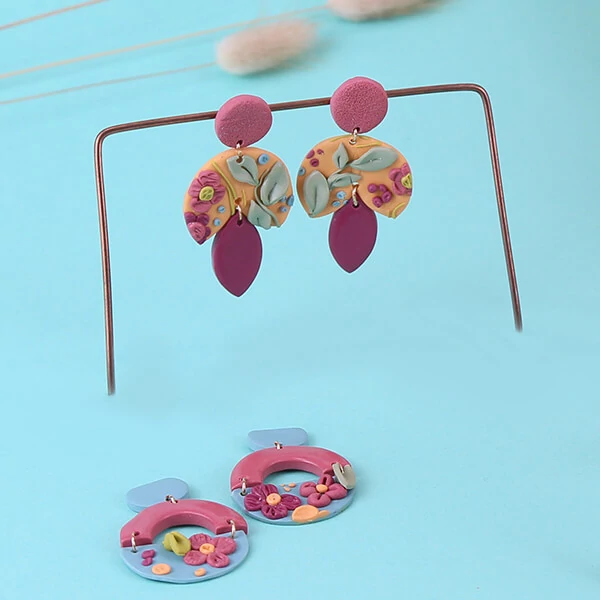 Fimo Soft set pečena glina, 4x25 g - Sheet design, Slab Design