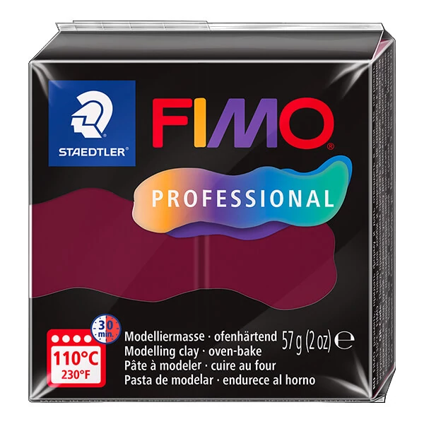 FIMO Professional pečena glina, 57 g - bordo, bordeaux (8040-23)