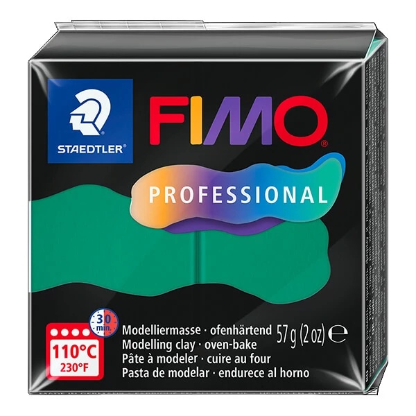 FIMO Professional pečena glina, 57 g - zeleni, green (8040-500)