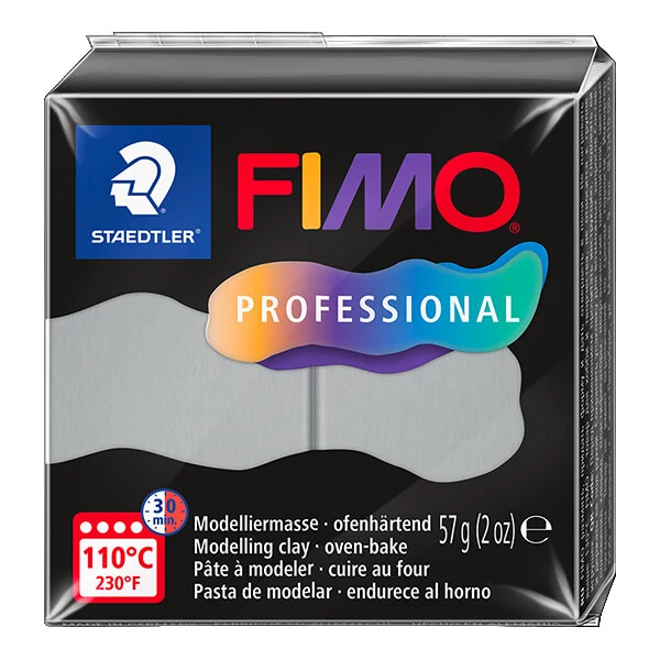 FIMO Professional pečena glina, 57 g - delfin sivi, dolphin gre (8040-80)