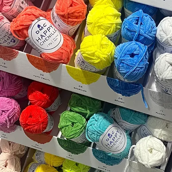 Amigurumi pređa za šenil DMC Happy Chenille, 15 g - 15, svijetlo ružičasta