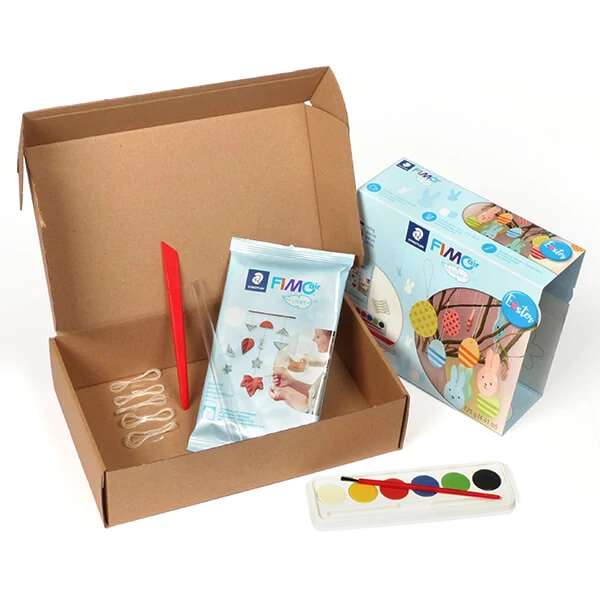 FIMO Air Light Easter Set, uskrsni set gline, 125 g s dodacima