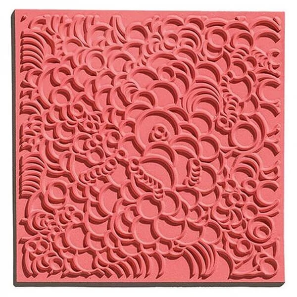 Gumeni list s površinskim uzorkom, 9x9 cm - Mjehurići