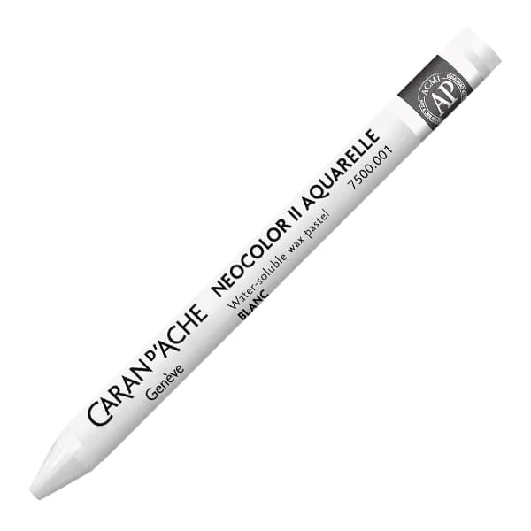 Caran d'Ache Neocolor II akvarel kreda - 001, white