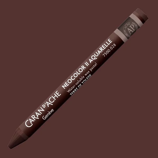 Caran d'Ache Neocolor II akvarel kreda - 028, toledo brown