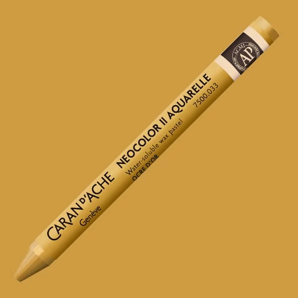 Caran d'Ache Neocolor II akvarel kreda - 033, zlatni oker