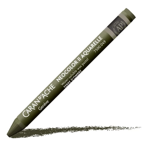 Caran d'Ache Neocolor II akvarel kreda - 049, raw umber