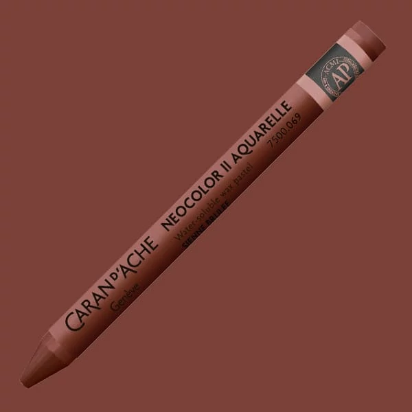 Caran d'Ache Neocolor II akvarel kreda - 069, spaljena sijena