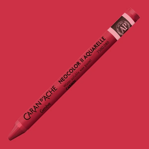 Caran d'Ache Neocolor II akvarel kreda - 080, carmine