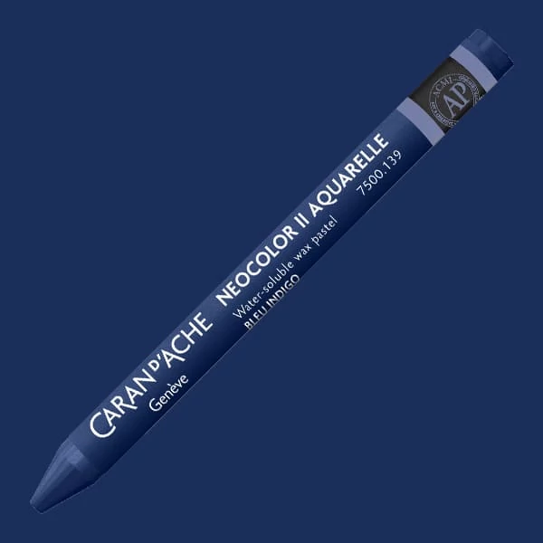 Caran d'Ache Neocolor II akvarel kreda - 139, indigo plava
