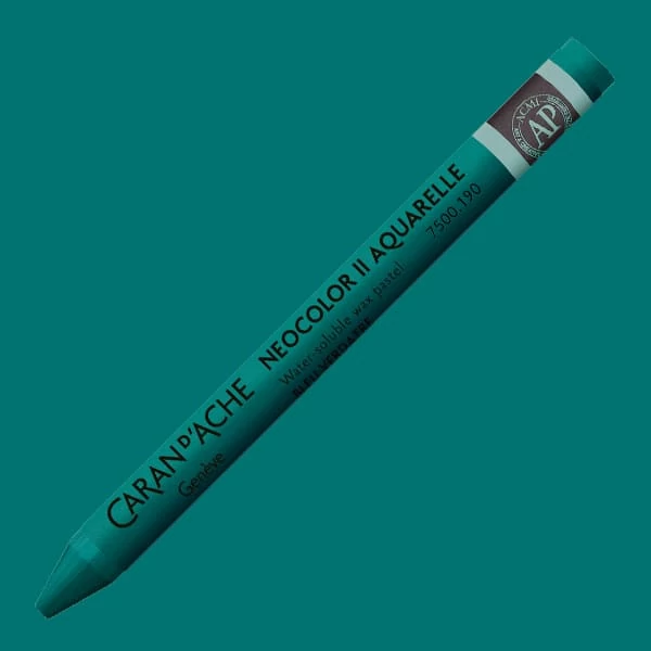 Caran d'Ache Neocolor II akvarel kreda - 190, zelenkasto plava
