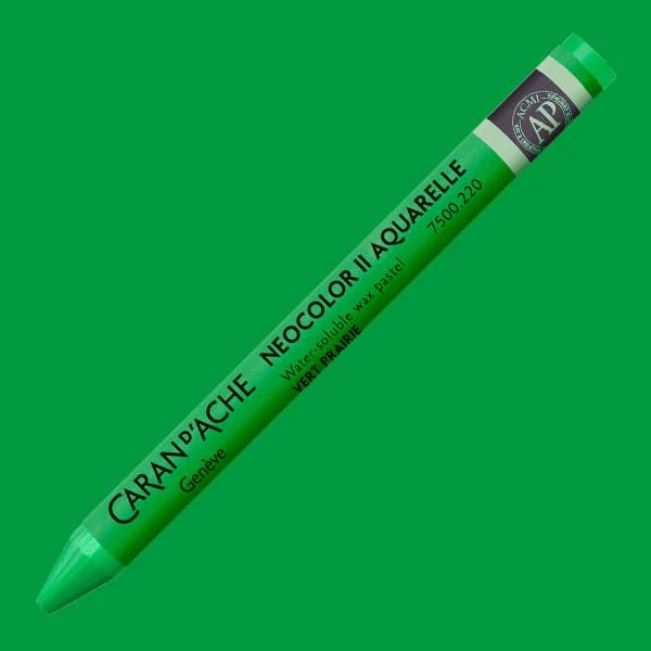 Caran d'Ache Neocolor II akvarel kreda - 220, grass green