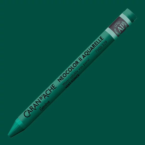 Caran d'Ache Neocolor II akvarel kreda - 229, dark green