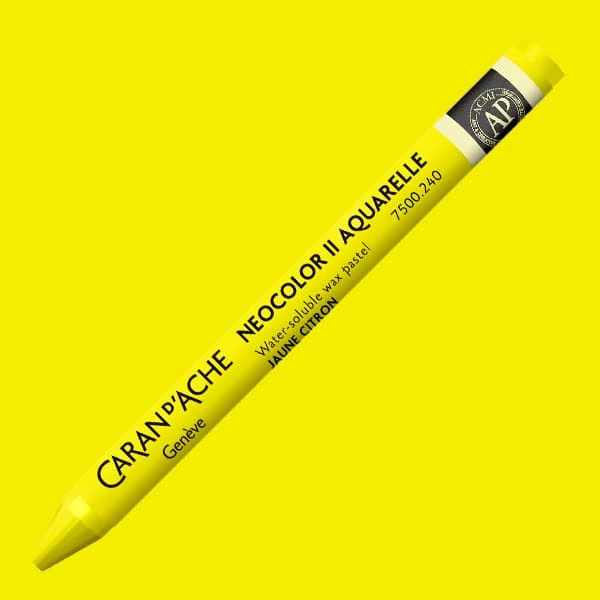 Caran d'Ache Neocolor II akvarel kreda - 240, lemon yellow