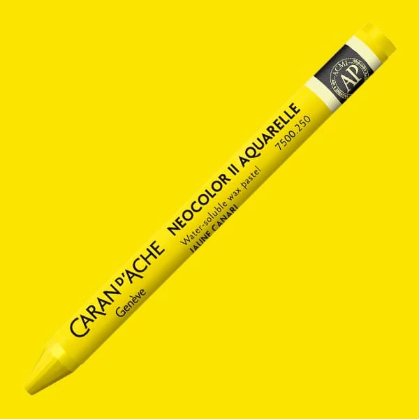 Caran d'Ache Neocolor II akvarel kreda - 250, canary yellow