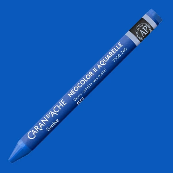 Caran d'Ache Neocolor II akvarel kreda - 260, blue
